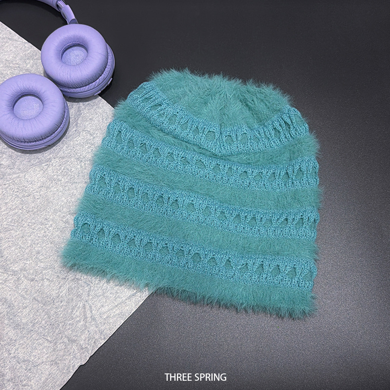 New Korean Style Candy‑Color F - Beanie Cuffed Knit review and price
