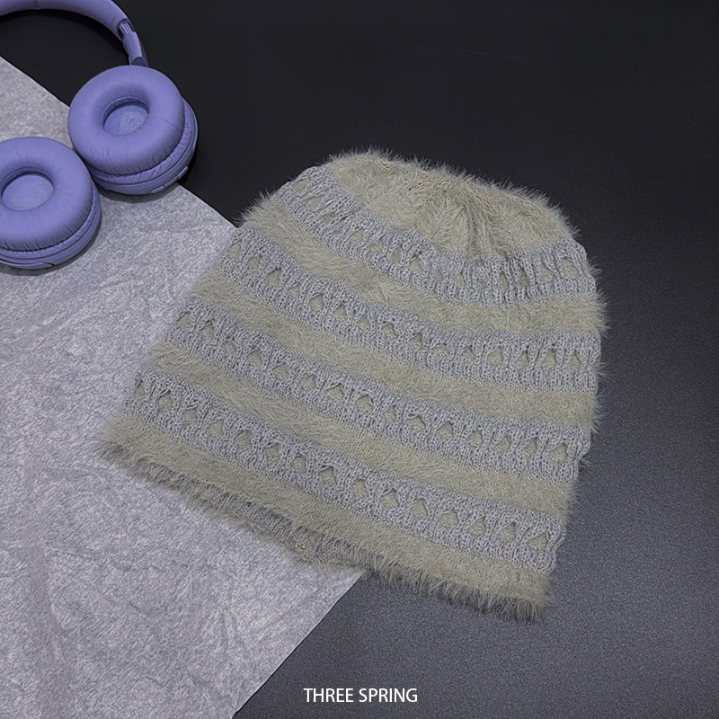 New Korean Style Candy‑Color F - Beanie Cuffed Knit review and price