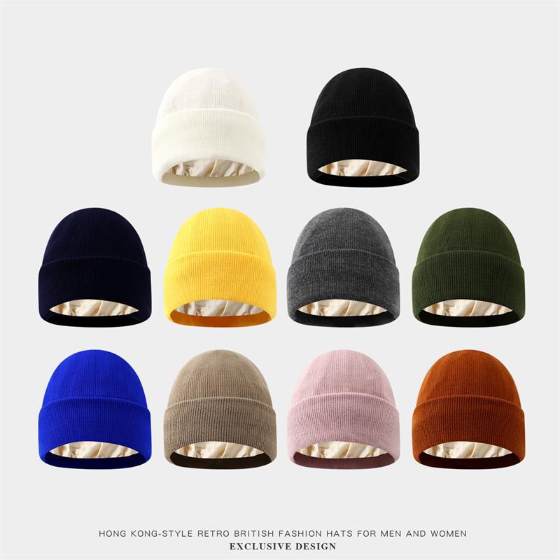 Unisex Satin Lined Anti Static - Beanie Cuffed Knit review and price