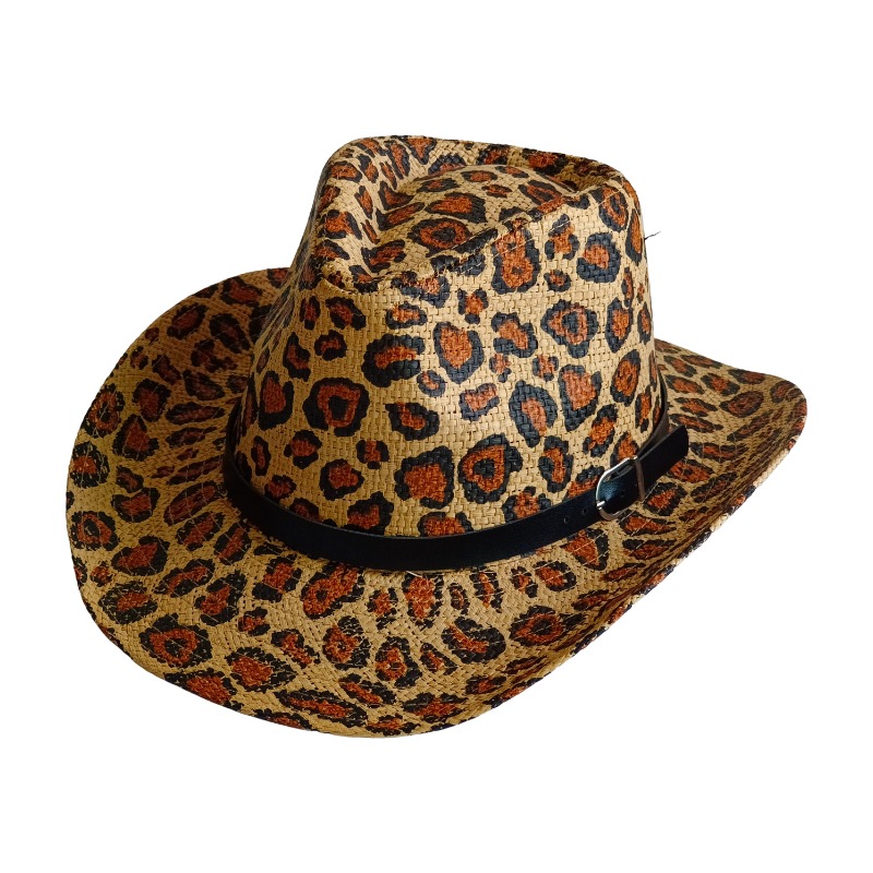 NEW Cowboy Hat Leopard print B - Cowboy Hat Straw review and price