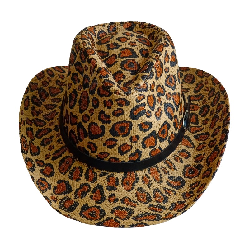 NEW Cowboy Hat Leopard print B - Cowboy Hat Straw review and price