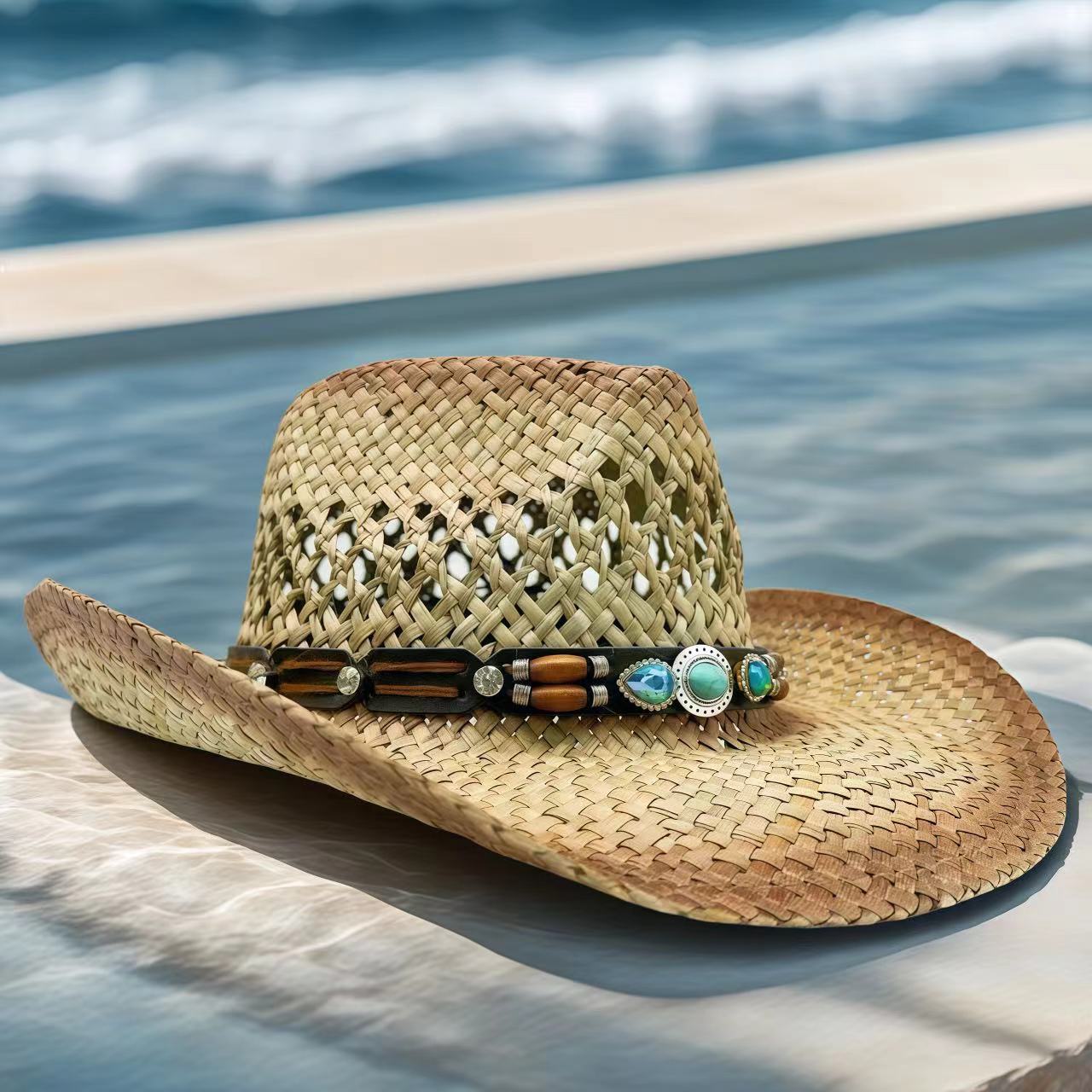 Rhinestone Cowboy Hat Straw Su - Cowboy Hat Straw review and price