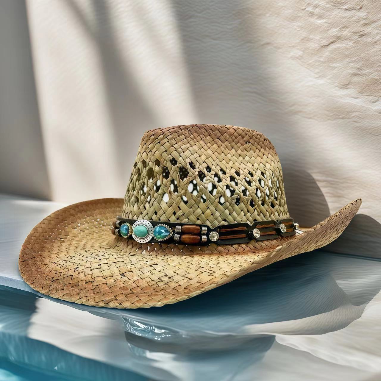 Rhinestone Cowboy Hat Straw Su - Cowboy Hat Straw review and price